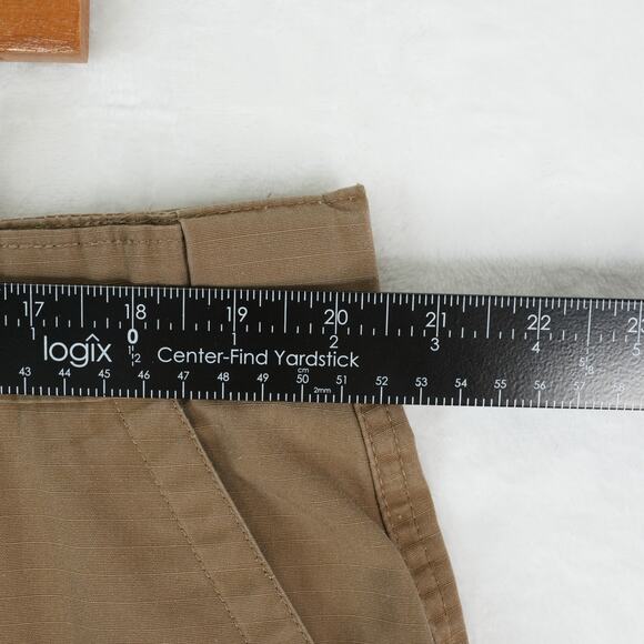 Tru-Spec Tactical Cargo Pants Mens 40x30 Khaki Ripstop Outdoor Gorpcore Zip Fly - Picture 7 of 11